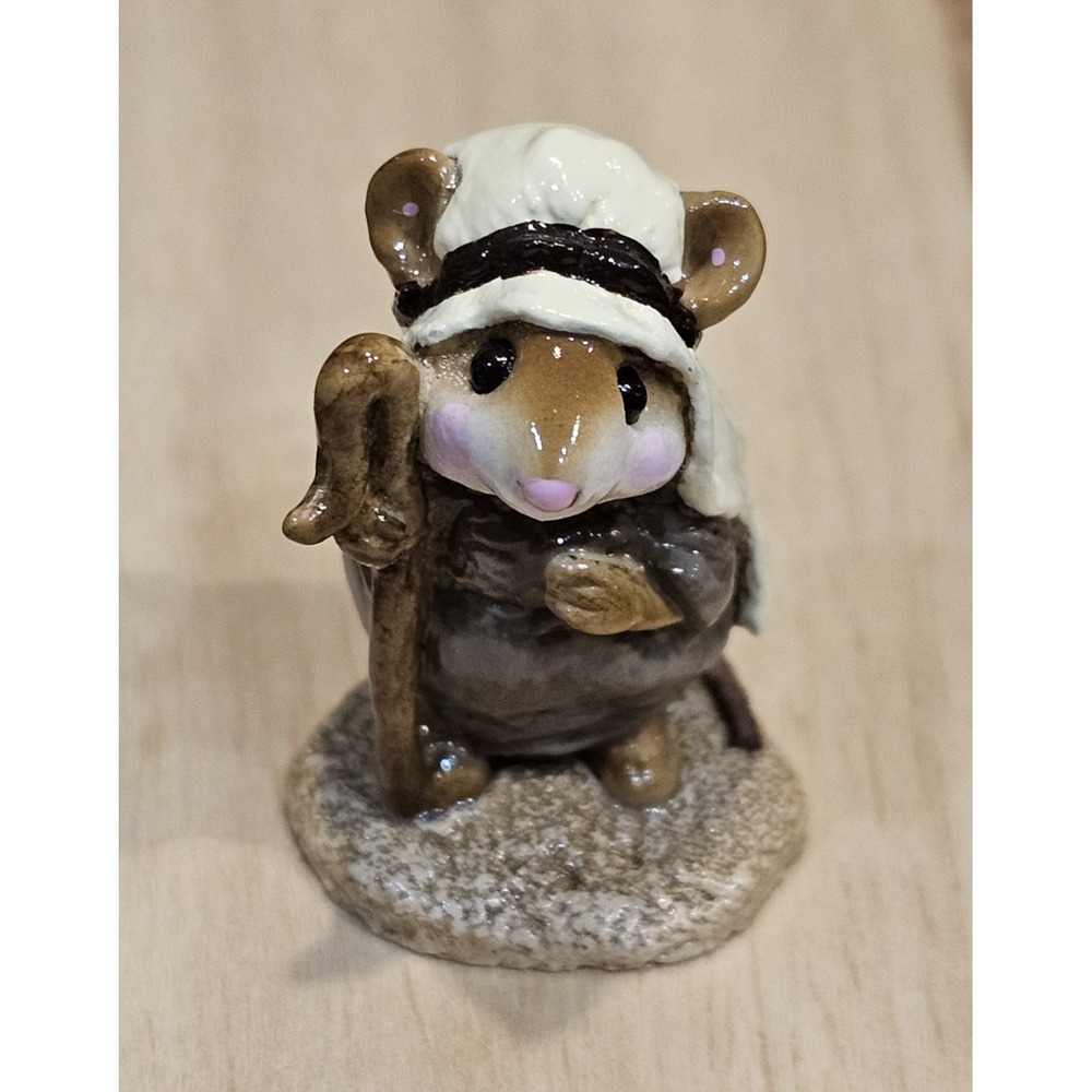 Wee‎ Forest Folk M-122b Shepard Standing Retired Signed AP, No WFF Box 1985